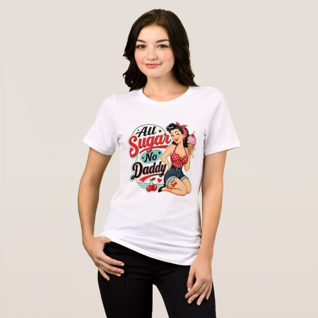 Camiseta Triblenda Todo Azúcar Sin Papi (Anverso Completo)