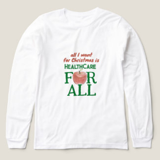 Camiseta Triblenda Todo lo que Quiero para Navidad es Atención Médica
