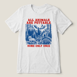 Camiseta Triblenda Todos los animales son mimosos, algunos solo una v