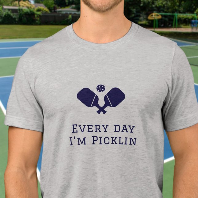 Camiseta Triblenda Todos los días estoy en picklin - divertido Pickle (Subido por el creador)