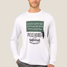 Camiseta Triblenda Todos Tienen El Derecho A Ser Estúpido Cita Sarcás