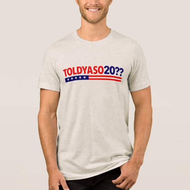 CAMISETA TRIBLENDA ¿¿TOLDYASO 20?? (Anverso)