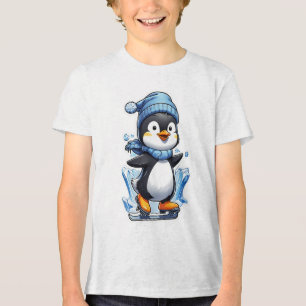 Camiseta Triblenda Toma de hielo en penguin de invierno