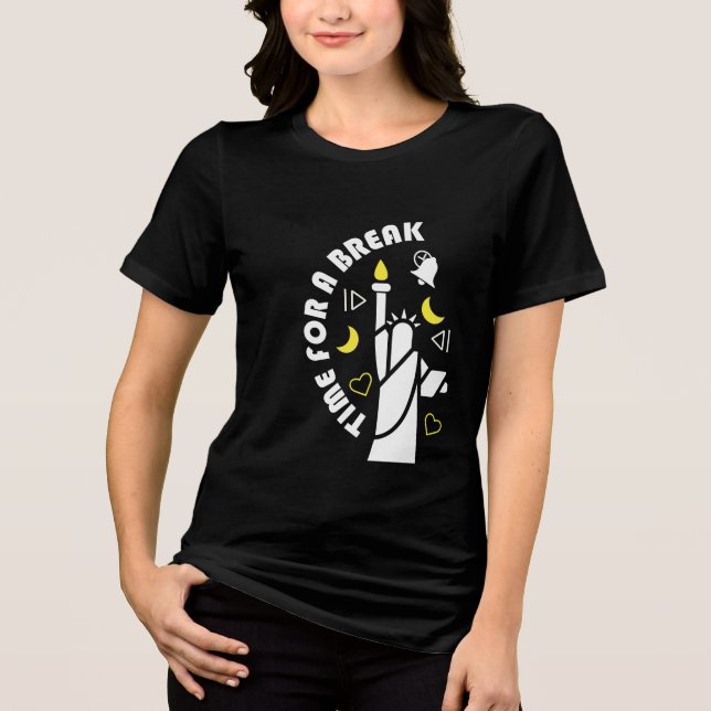 Camiseta Triblenda Tomar un descanso (Anverso)