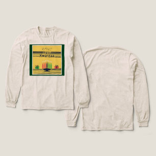 Camiseta Triblenda Tono cálido y celebratorio de Kwanzaa de SlipperyJ