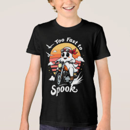 Camiseta Triblenda Too fast to spook - Geist auf Motorrad