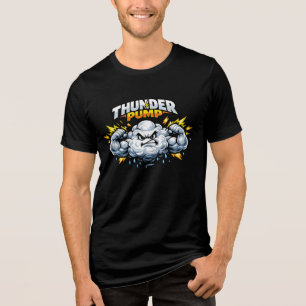 Camiseta Triblenda Tormenta de la Bomba de Trueno Mascota – Poder de