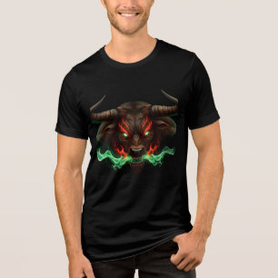 Camiseta Triblenda Toro de Respiración de Fuego
