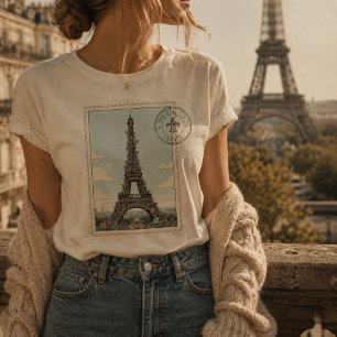 Camiseta Triblenda Torre Eiffel Vintage 