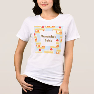 Camiseta Triblenda Torta de fresa