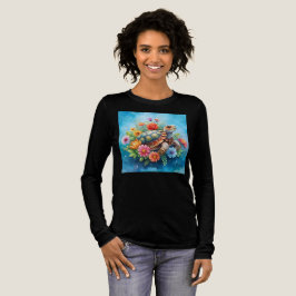 Camiseta Triblenda Tortuga floral