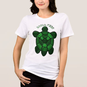 Camiseta Triblenda Tortuga linda personalizada y hecha a medida