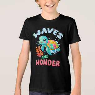 Camiseta Triblenda Tortuga Marina Waves and Wonder Niños