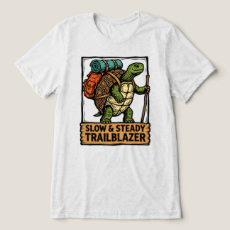 Camiseta Triblenda Tortuga Mochilera Lenta y Constante