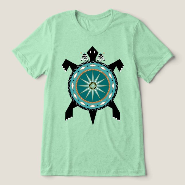 Camiseta Triblenda Tortuga nativa (Diseño delantero )