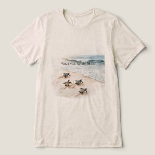 Camiseta Triblenda Tortugas Marinas Costa Playa Océano