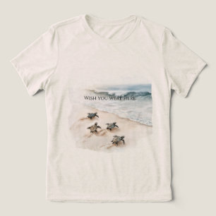 Camiseta Triblenda Tortugas Marinas Costa Playa Océano