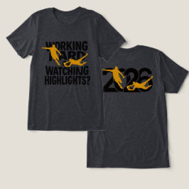 Camiseta Triblenda Trabajando Duro O Viendo Highlights Fútbol Diverti