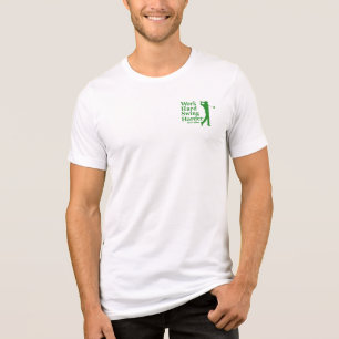Camiseta Triblenda Trabajo duro Swing Harder Funny Tema Golf