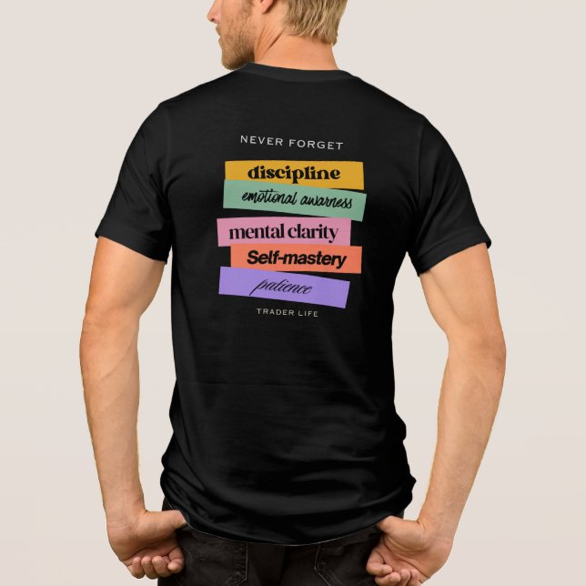 Camiseta Triblenda Trade design | Reminder | Motivation (Reverso)