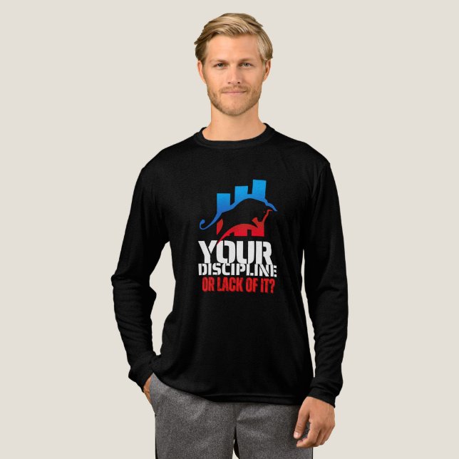 Camiseta Triblenda Trader motivation | Bull | Discipline (Anverso Completo)