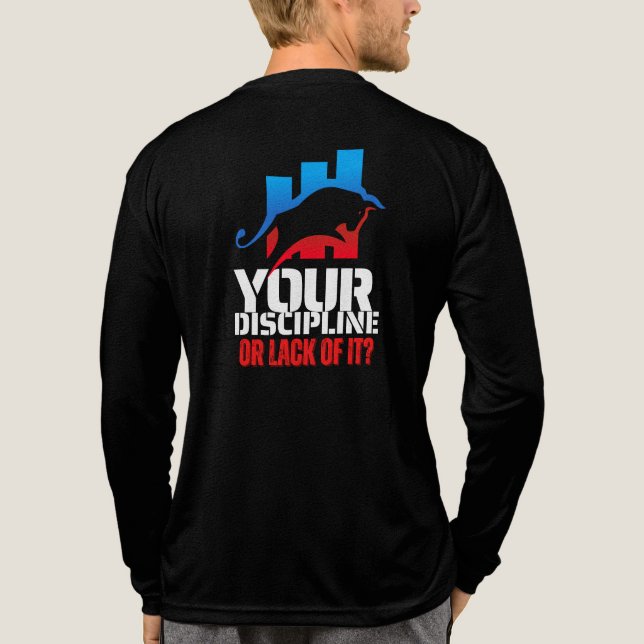 Camiseta Triblenda Trader motivation | Bull | Discipline (Reverso )