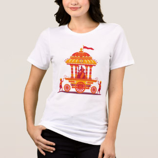 Camiseta Triblenda Traditional Hindu Rath Yatra Chariot Illustration 