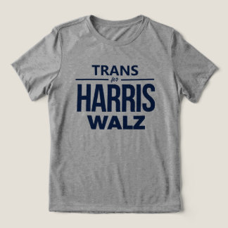 Camiseta Triblenda Trans para Harris Walz