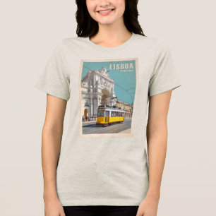Camiseta Triblenda Tranvía amarillo, Arco de la Calle Augusta. Lisboa