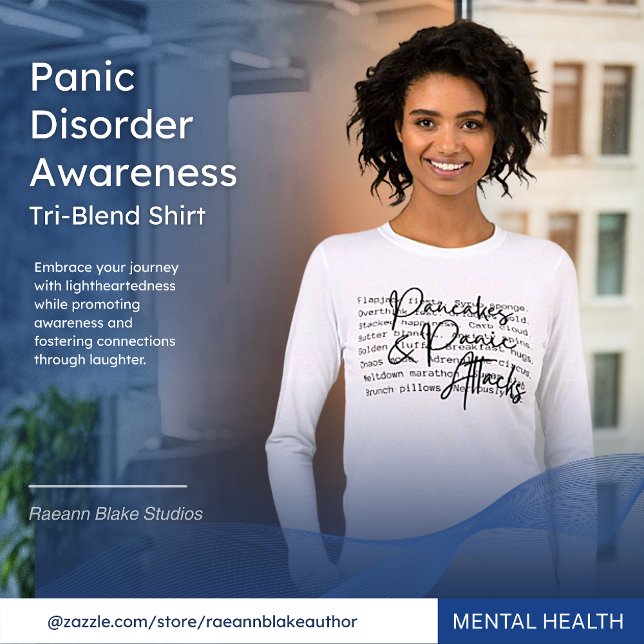 Camiseta Triblenda Trastorno del pánico Sensibilización LETRA NEGRA (Subido por el creador)