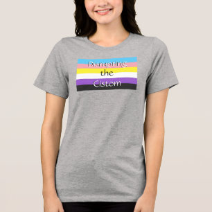 Camiseta Triblenda Trastorno no no binario de la Cistom
