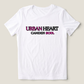 Camiseta Triblenda TRATO REAL CENTERVILLE CORAZÓN URBANO Mujeres Blan