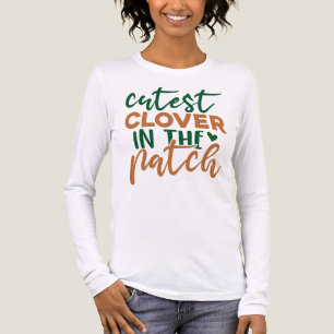 Camiseta Triblenda Trébol más lindo del parche St Patrick's-60863