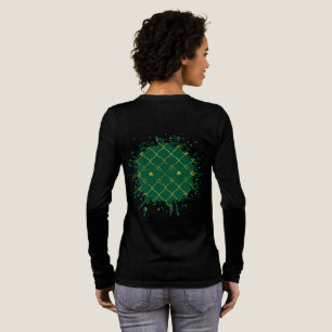 Camiseta Triblenda Tréboles Dorados, Cielo Esmeralda