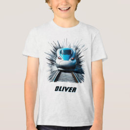 Camiseta Triblenda Tren de bala de alta velocidad