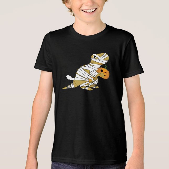 Camiseta Triblenda Trex Pumpkin (Anverso)