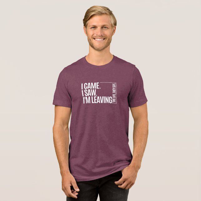 Camiseta Triblenda Tri-blend T-shirt | Sarcastic Philosophy Wear (Anverso Completa)