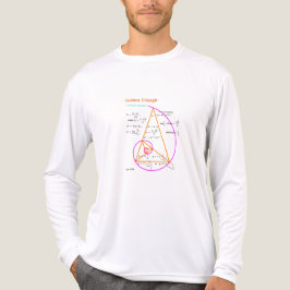 Camiseta Triblenda Triángulo dorado y números fibonacci