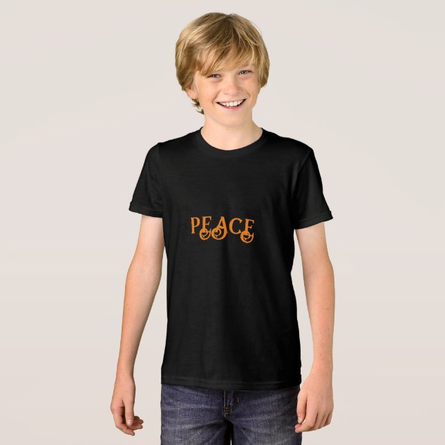 Camiseta Triblenda Triángulo juvenil Bella+Canvas (Anverso Completo)