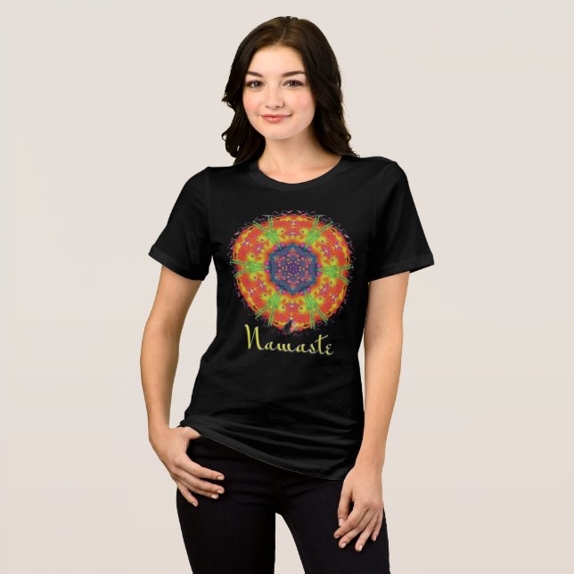 Camiseta Triblenda Tribal Namaste Kaleidoscope T-Shirt (Anverso Completo)