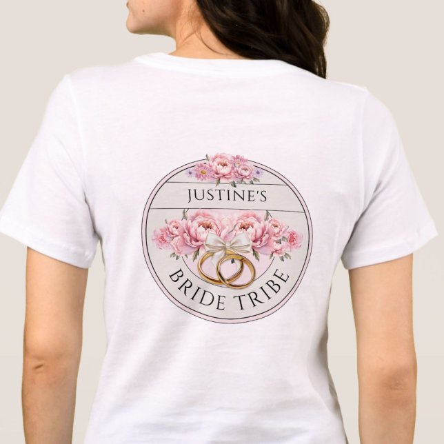 Camiseta Triblenda Tribú de la novia flores personalizadas (Subido por el creador)