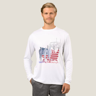 Camiseta Triblenda Tributo a corazones valientes blanco