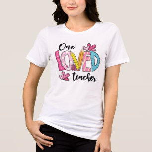 Camiseta Triblenda Tributo de corazón multicolor - audaz y caprichoso
