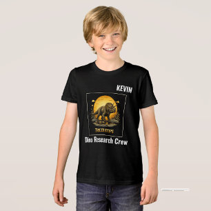 Camiseta Triblenda Triceratops Dinosaurio Prehistórico Luna