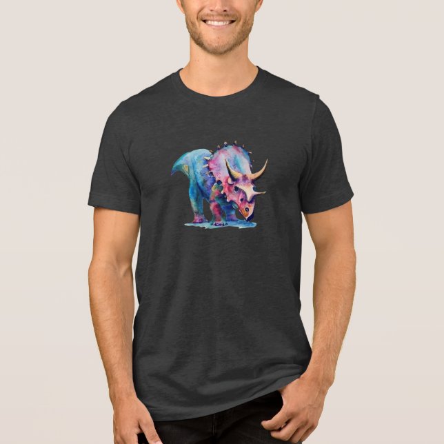Camiseta Triblenda Triceratops Splendor: Unisex T-Shirt (Anverso)