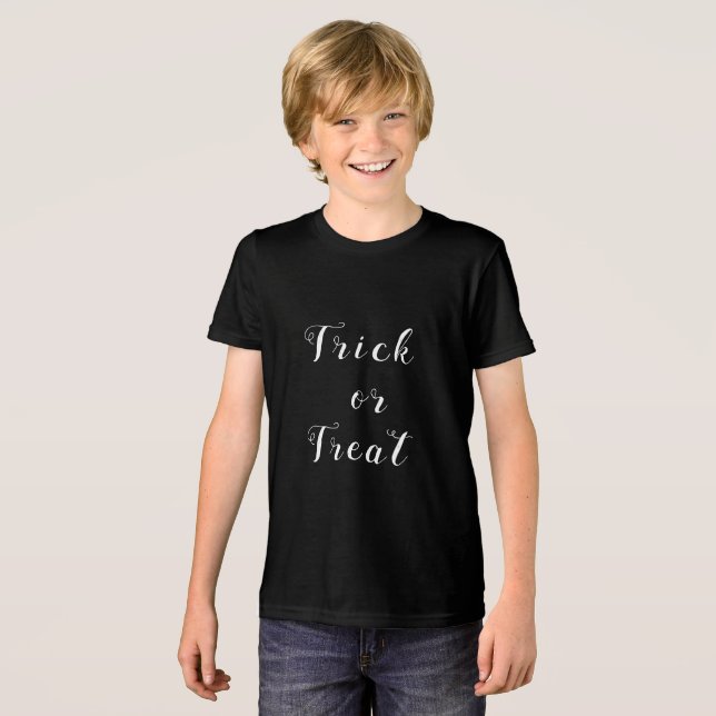 Camiseta Triblenda Trick or treat cool (Anverso Completo)