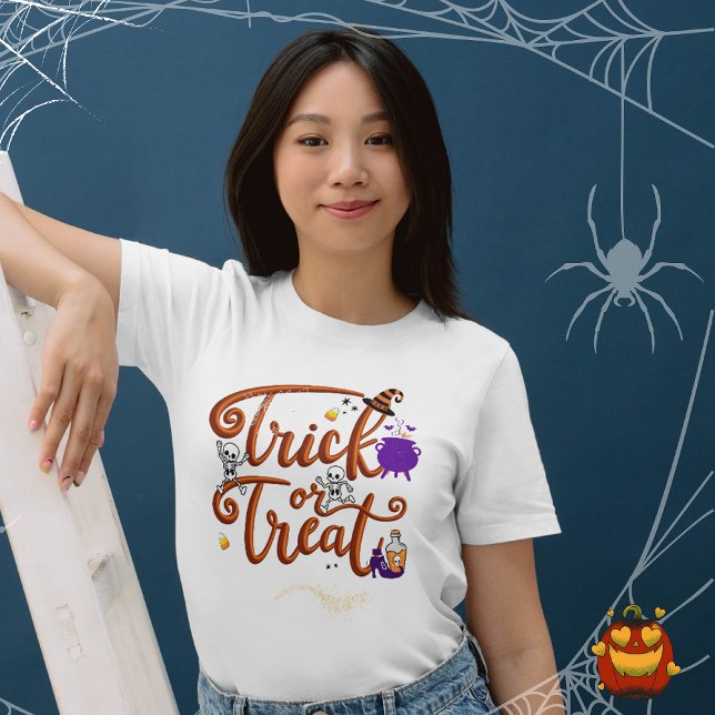 Camiseta Triblenda Trick or Treat – Spooky Halloween Design  (Subido por el creador)