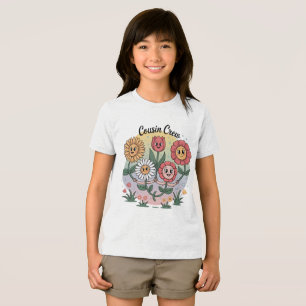 Camiseta Triblenda Tripulación de Primos Lindo Floral