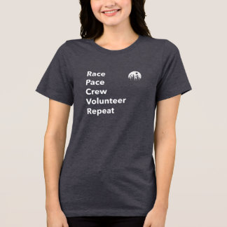 Camiseta Triblenda Tripulación de ritmo de carrera voluntario repetid