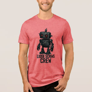 Camiseta Triblenda Tripulación de Tornillos Suelto – Robot Cyberpunk 